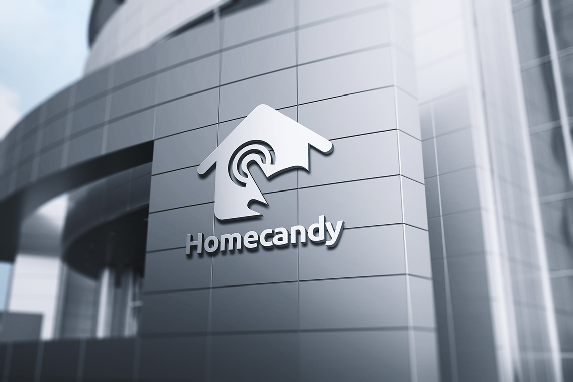 Thiết kế logo và nhận diện thương hiệu bất động sản Homecandy tại Hà Nội